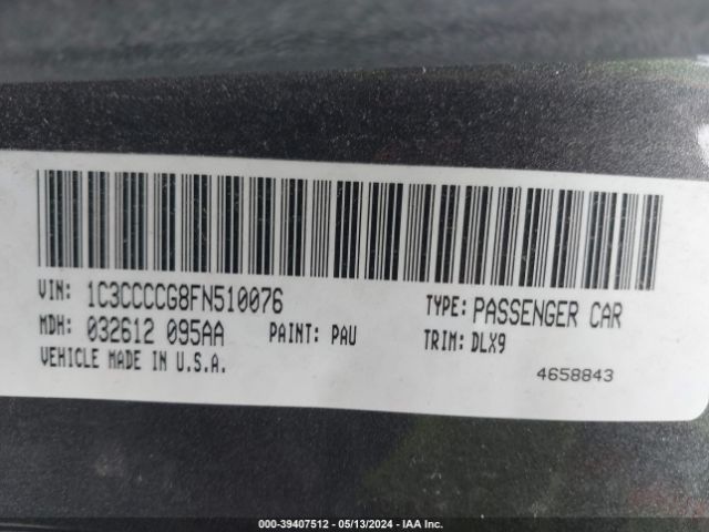1C3CCCCG8FN510076 Chrysler 200 C