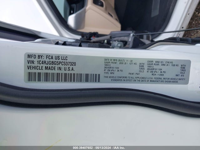 Jeep Grand Cherokee Limited 4x2 2023 1C4RJGBG5PC537320 Image 9