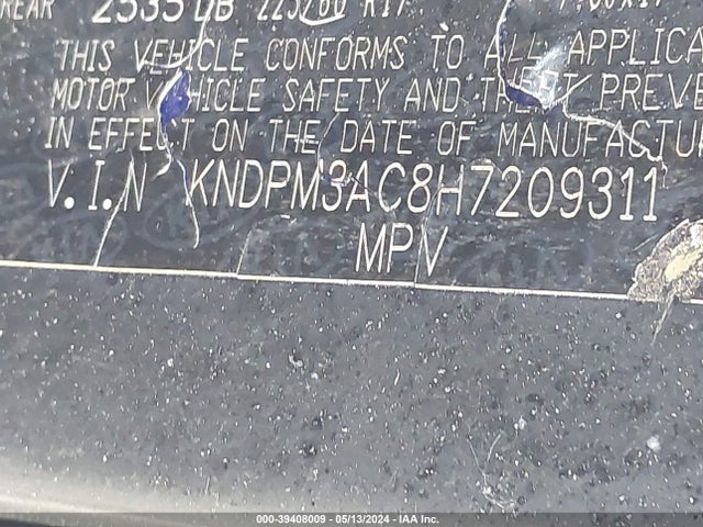 KIA Sportage Lx 2017 KNDPM3AC8H7209311 Image 9