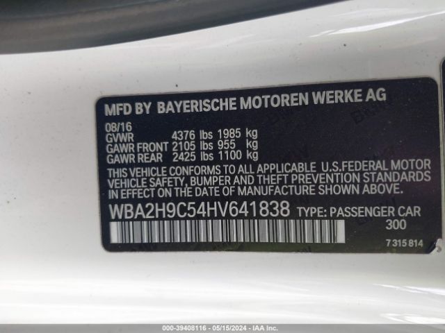 WBA2H9C54HV641838 BMW 230i Xdrive