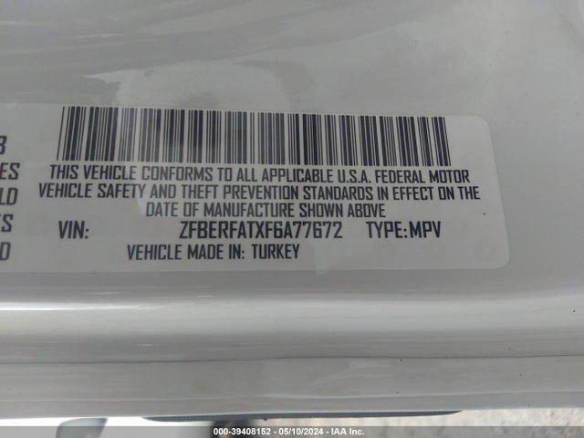 RAM Promaster City Tradesman 2015 ZFBERFATXF6A77672 Image 9