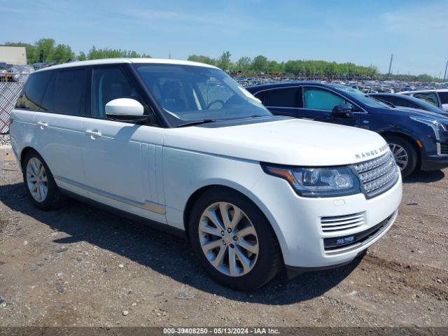 Продаж на аукціоні авто 2016 Land Rover Range Rover 3.0l V6 Supercharged Hse, vin: SALGS2PF9GA313690, номер лоту: 39408250