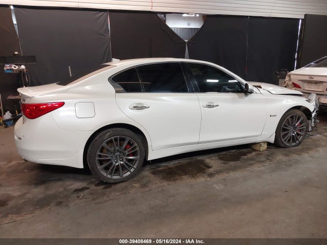 2017 Infiniti Q50 3.0t Red Sport 400 მანქანა იყიდება აუქციონზე, vin: JN1FV7AR0HM870906, აუქციონის ნომერი: 39408469