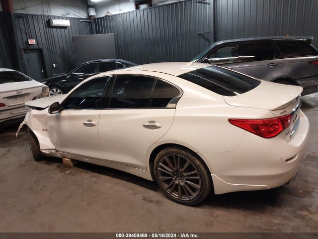2017 Infiniti Q50 3.0t Red Sport 400 მანქანა იყიდება აუქციონზე, vin: JN1FV7AR0HM870906, აუქციონის ნომერი: 39408469