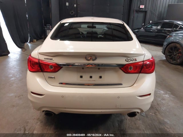 2017 Infiniti Q50 3.0t Red Sport 400 მანქანა იყიდება აუქციონზე, vin: JN1FV7AR0HM870906, აუქციონის ნომერი: 39408469