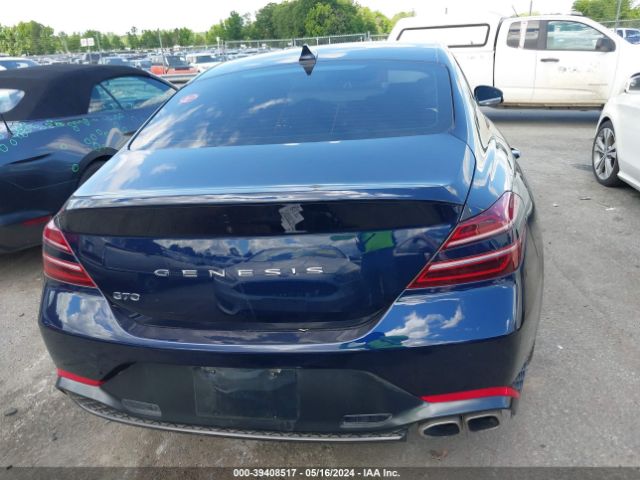 KMTG34TA6PU125123 Genesis G70 2.0t Rwd