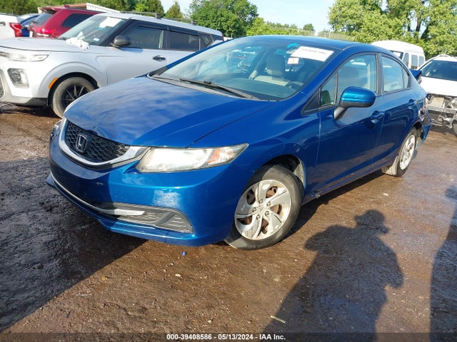 Honda Civic Lx 2014 19XFB2F59EE040188 Image 2