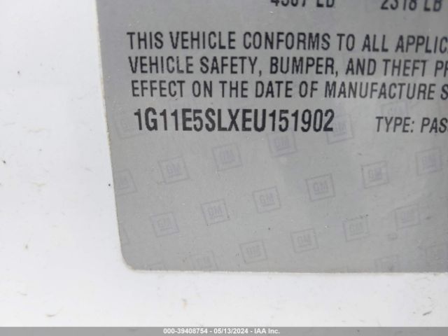 1G11E5SLXEU151902 Chevrolet MALIBU 2LT