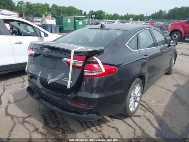 3FA6P0MU4KR182572 Ford Fusion Hybrid Sel