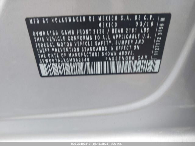 3VWD67AJXGM352846 Volkswagen Jetta 1.4t Se