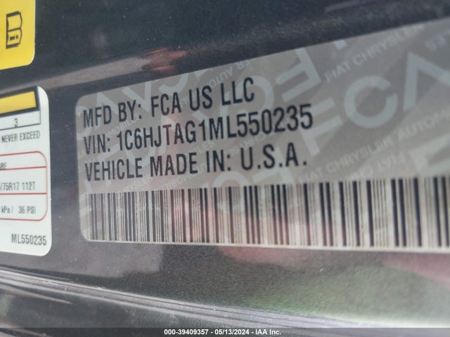 1C6HJTAG1ML550235 Jeep Gladiator Sport S 4x4