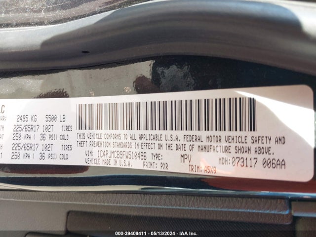 Jeep Cherokee Latitude 2015 1C4PJMCB9FW510496 Image 9