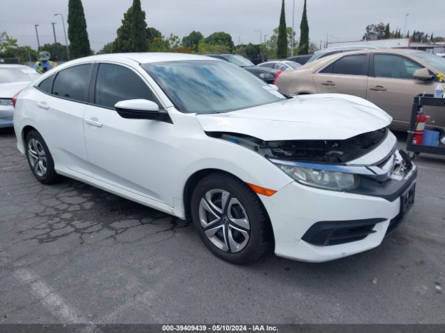 Auction sale of the 2016 Honda Civic Lx, vin: 19XFC2F56GE067428, lot number: 39409439