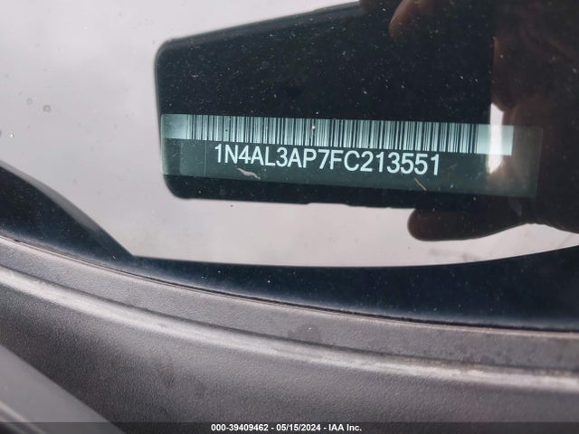 Nissan Altima 2.5 Sv 2015 1N4AL3AP7FC213551 Image 9