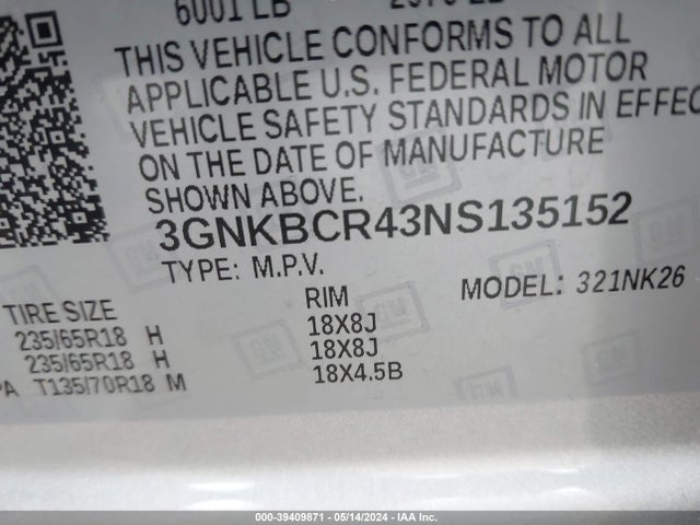 Chevrolet Blazer Fwd 2lt 2022 3GNKBCR43NS135152 Image 9