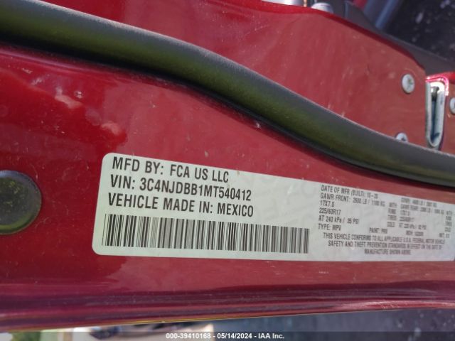 3C4NJDBB1MT540412 Jeep Compass Latitude 4x4