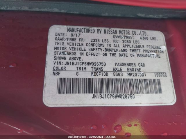 JN1BJ1CP6HW026750 Nissan Rogue Sport S