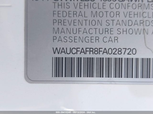WAUCFAFR8FA028720 Audi A5 2.0t Premium