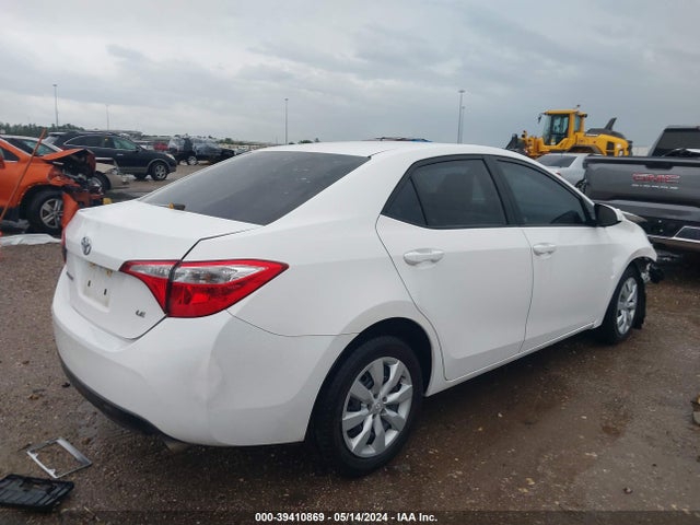 Toyota COROLLA LE 2016 5YFBURHE7GP537885 Image 4