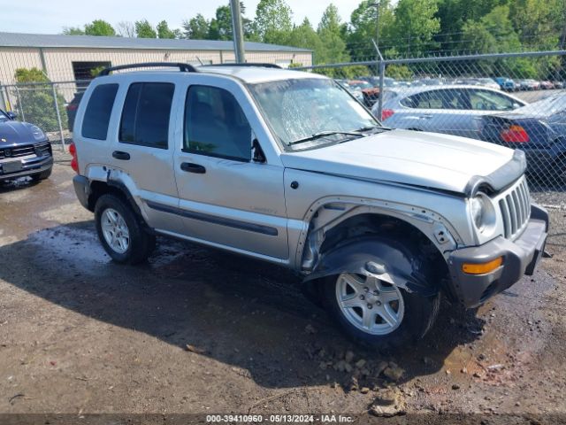 Auction sale of the 2004 Jeep Liberty Sport, vin: 1J4GL48K84W145206, lot number: 39410960
