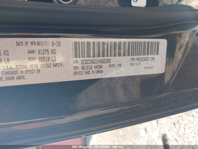 2C3CCAGG1KH662282 Chrysler 300 300s Awd