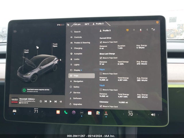 Tesla Model Y Long Range Dual Motor All-wheel Drive 2022 7SAYGAEE7NF515744 Image 7