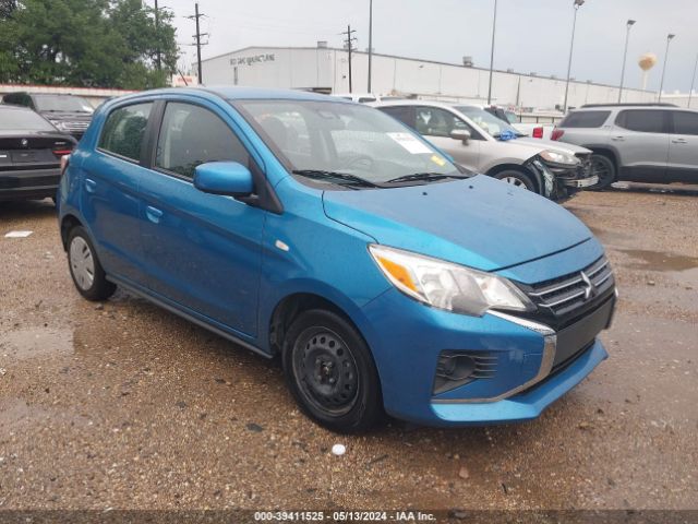 2022 Mitsubishi Mirage Es/le მანქანა იყიდება აუქციონზე, vin: ML32AUHJ3NH003321, აუქციონის ნომერი: 39411525