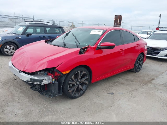 Honda Civic Sport 2019 2HGFC2F82KH601954 Image 2