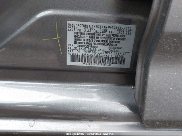 Nissan Sentra Sv Xtronic Cvt 2023 3N1AB8CV2PY310450 Image 9