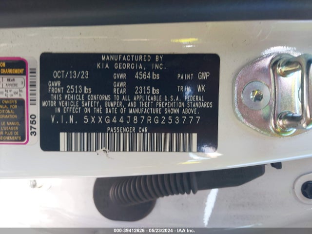 KIA K5 Gt 2024 5XXG44J87RG253777 Image 9