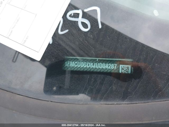 1FMCU0GD8JUD04287 Ford ESCAPE SE
