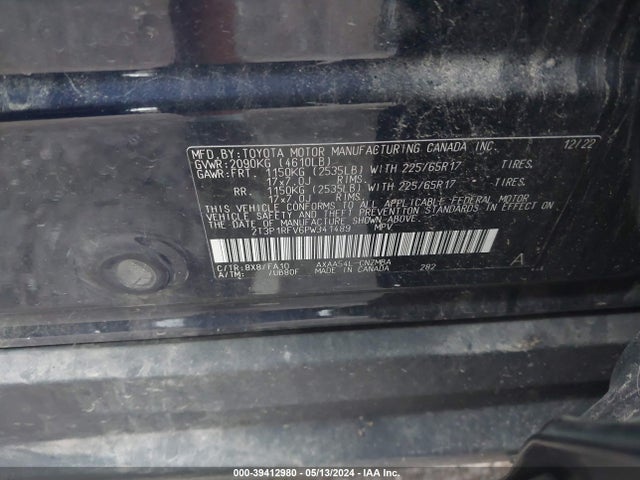 Toyota Rav4 Xle 2023 2T3P1RFV6PW341489 Image 9