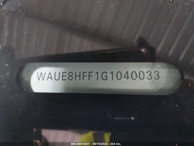 WAUE8HFF1G1040033 Audi A3 2.0t Premium