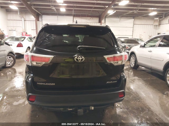 Toyota Highlander Xle V6 2014 5TDJKRFH3ES009487 Image 16