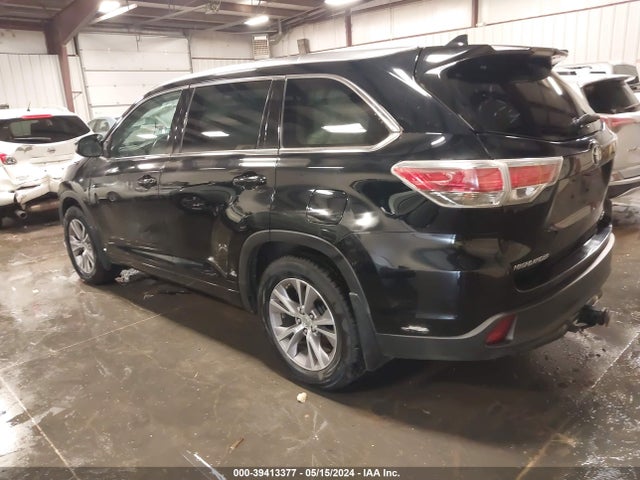 Toyota Highlander Xle V6 2014 5TDJKRFH3ES009487 Image 3