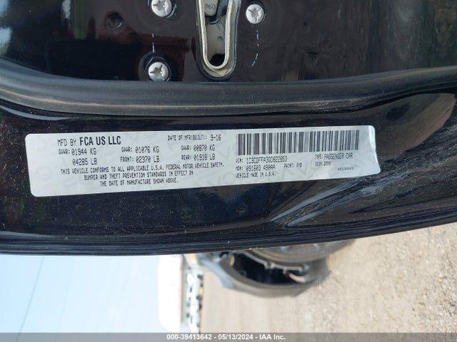 1C3CDFFA3GD822853 Dodge Dart Sxt Sport Blacktop