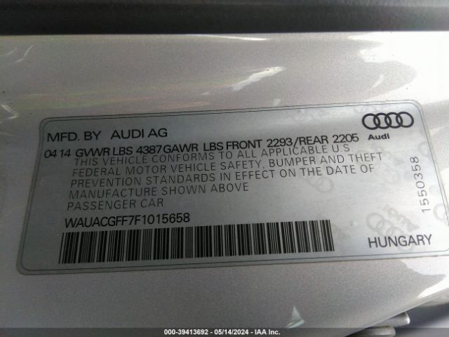 WAUACGFF7F1015658 Audi A3 1.8t Premium