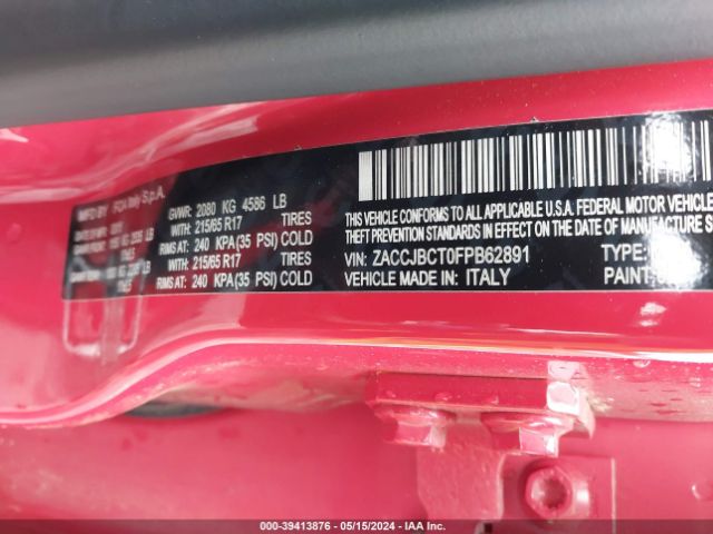ZACCJBCT0FPB62891 Jeep Renegade Trailhawk