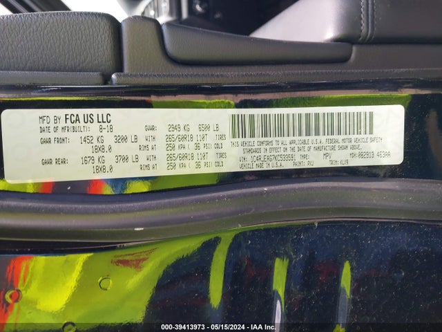 Jeep Grand Cherokee Laredo E 4x2 2019 1C4RJEAG7KC533591 Image 9