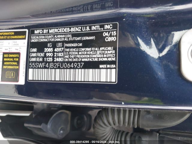 55SWF4JB2FU064937 Mercedes-Benz C 300 Luxury/sport