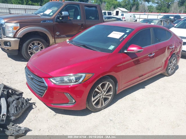Hyundai Elantra Limited 2017 5NPD84LF4HH094285 Image 2