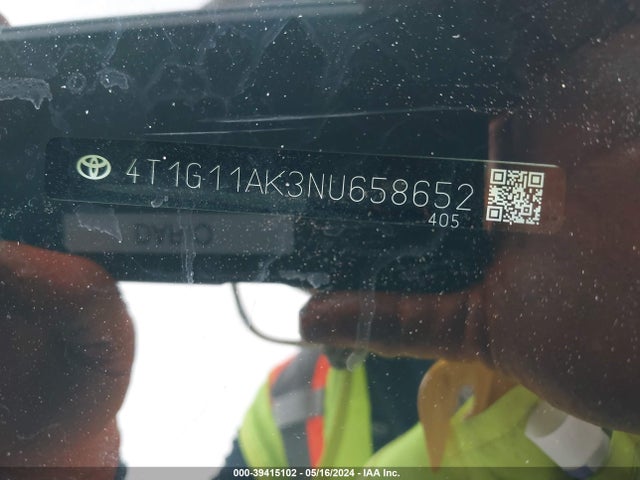 Toyota CAMRY SE 2022 4T1G11AK3NU658652 Image 9