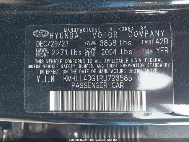 Hyundai ELANTRA SE 2024 KMHLL4DG1RU723585 Image 9