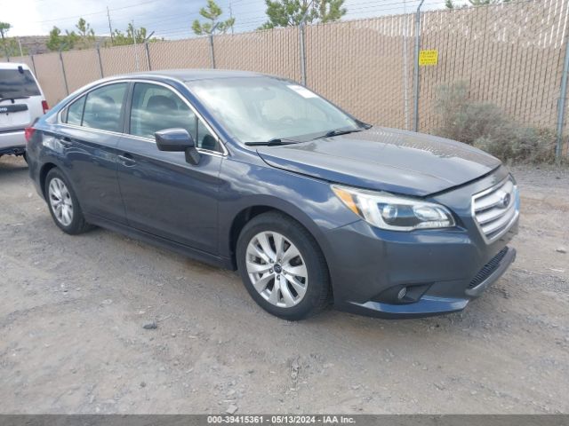 2016 Subaru Legacy 2.5i Premium მანქანა იყიდება აუქციონზე, vin: 4S3BNAC68G3055577, აუქციონის ნომერი: 39415361