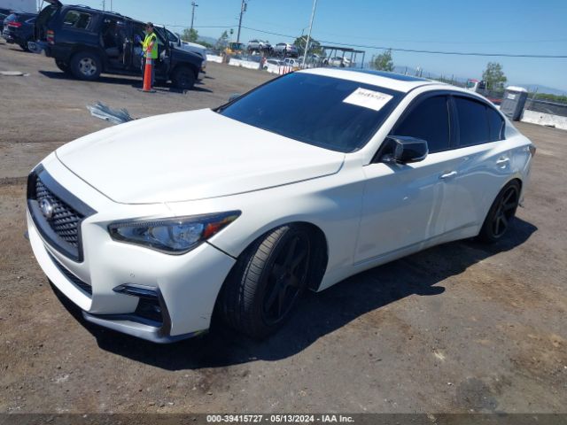 JN1FV7AP3KM760695 Infiniti Q50 3.0t Red Sport 400