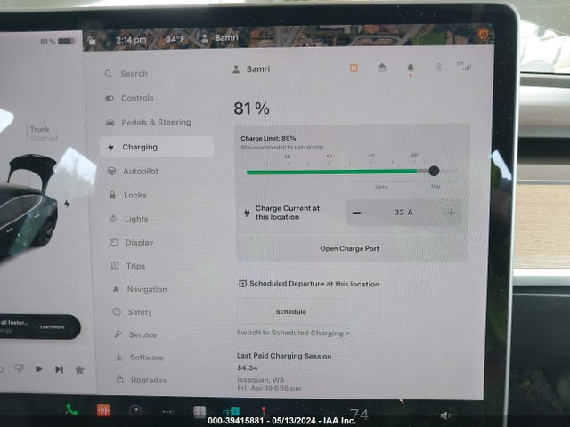 Tesla Model 3 Long Range/mid Range/standard Range/standard Range Plus 2019 5YJ3E1EA8KF434838 Image 17
