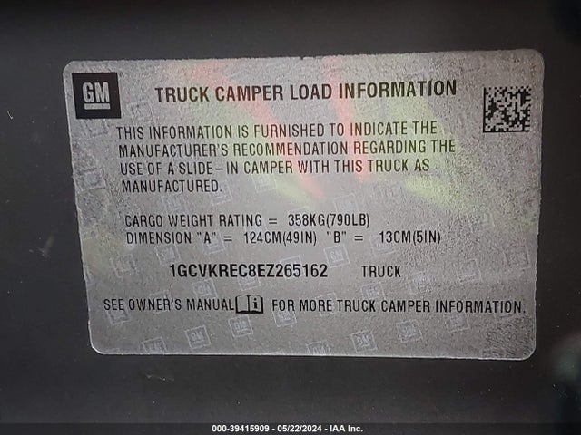 Chevrolet Silverado 1500 1lt 2014 1GCVKREC8EZ265162 Image 9