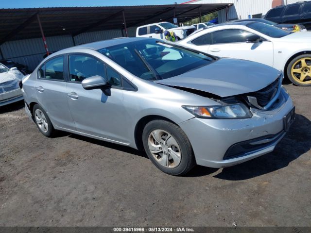 Auction sale of the 2015 Honda Civic Lx, vin: 19XFB2F58FE702148, lot number: 39415966