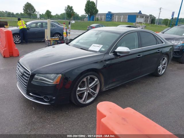 2013 AUDI S8 WAUD2AFD0DN009766 Photo 1