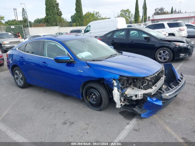 Auction sale of the 2019 Honda Insight Lx, vin: 19XZE4F17KE010874, lot number: 39416428